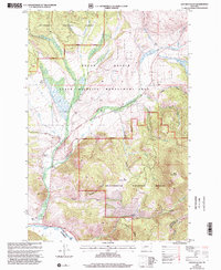 Lincoln Gulch 1997 topographic map thumbnail