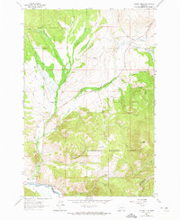 Lincoln Gulch 1962 topographic map thumbnail