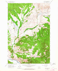 Lincoln Gulch 1962 topographic map thumbnail