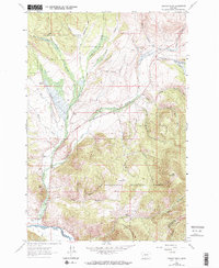 Lincoln Gulch 1962 topographic map thumbnail