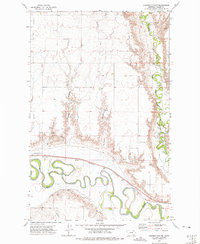 Lindeke Coulee 1972 topographic map thumbnail