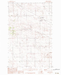 Lindsay 1983 topographic map thumbnail