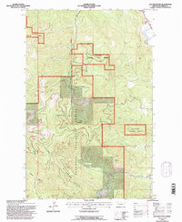 Lion Mountain 1994 topographic map thumbnail