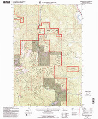 Lion Mountain 1994 topographic map thumbnail