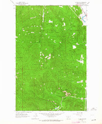 Lion Mountain 1962 topographic map thumbnail