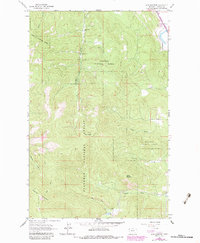 Lion Mountain 1962 topographic map thumbnail