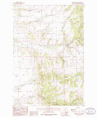 Lippert Gulch 1986 topographic map thumbnail