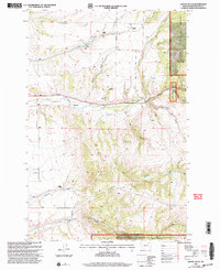 Lippert Gulch 2001 topographic map thumbnail