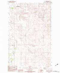 Lisk Creek 1983 topographic map thumbnail