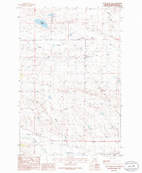 Little Bear Lake 1986 topographic map thumbnail