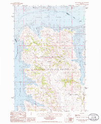 Little Buffalo Hill 1985 topographic map thumbnail