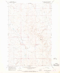 Little Chalk Butte 1965 topographic map thumbnail