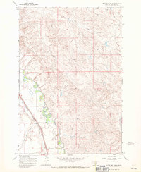 Little Dry Creek 1967 topographic map thumbnail