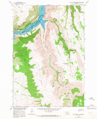Little Finger Ridge 1964 topographic map thumbnail
