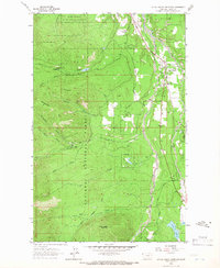 Little Hoodoo Mountain 1963 topographic map thumbnail