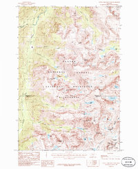 Little Park Mountain 1986 topographic map thumbnail