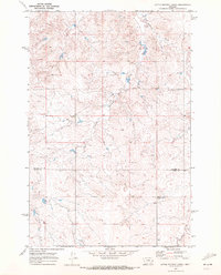 Little Whitney Creek 1969 topographic map thumbnail