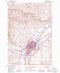 Livingston 1951 topographic map thumbnail