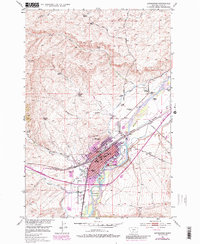 Livingston 1951 topographic map thumbnail