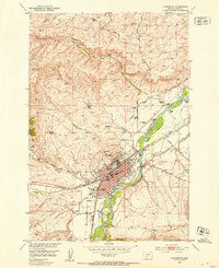 Livingston 1951 topographic map thumbnail