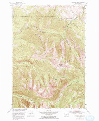 Livingston Peak 1951 topographic map thumbnail