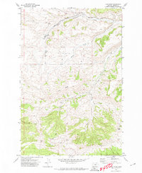 Loco Ridge 1970 topographic map thumbnail