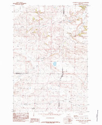 Locomotive Butte SW 1985 topographic map thumbnail