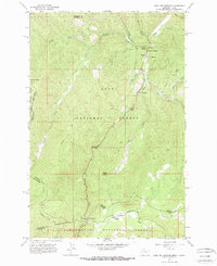 Lolo Hot Springs 1964 topographic map thumbnail