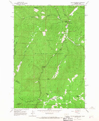Lolo Hot Springs 1964 topographic map thumbnail
