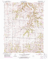 Lone Elm 1952 topographic map thumbnail