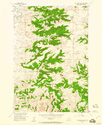 Lone Indian Butte 1957 topographic map thumbnail