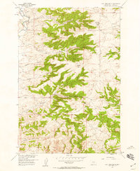 Lone Indian Butte 1957 topographic map thumbnail