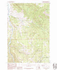Lone Indian Peak 1986 topographic map thumbnail
