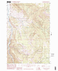 Lone Indian Peak 1986 topographic map thumbnail