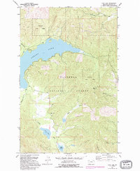 Lone Lake 1991 topographic map thumbnail
