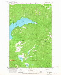 Lone Lake 1964 topographic map thumbnail