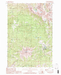 Lone Mountain 1988 topographic map thumbnail