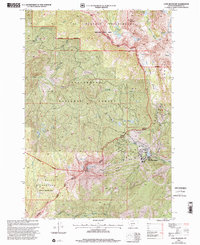 Lone Mountain 1997 topographic map thumbnail