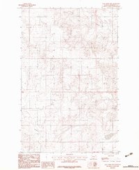 Long Creek West 1983 topographic map thumbnail