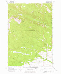 Long Peak 1962 topographic map thumbnail