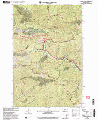 Lookout Pass 1999 topographic map thumbnail