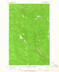 Lost Horse Mountain 1963 topographic map thumbnail