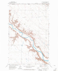 Lost River NE 1972 topographic map thumbnail