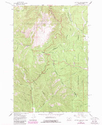 Lost Trail Pass 1966 topographic map thumbnail