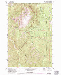 Lost Trail Pass 1966 topographic map thumbnail