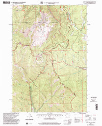 Lost Trail Pass 1997 topographic map thumbnail