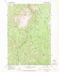Lost Trail Pass 1966 topographic map thumbnail