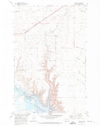 Lothair 1970 topographic map thumbnail