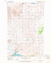 Lower Crow Reservoir 1964 topographic map thumbnail
