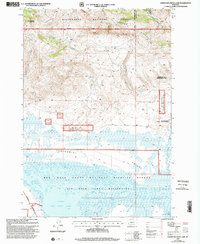 Lower Red Rock Lake 1997 topographic map thumbnail
